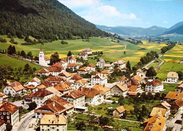 Cartoline postali: BUTTES Val de Travers – Usato da Jona venduto da philajona
