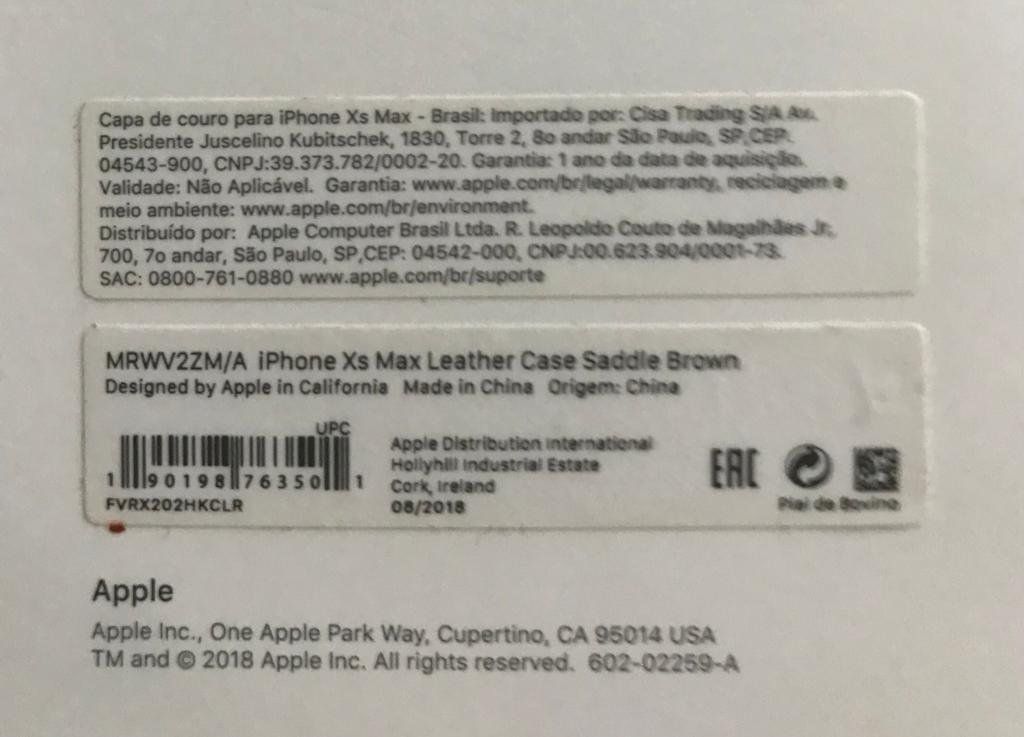 Apple Cover & Protezioni schermo: Apple - iPhone Xs Max Echtleder Hülle Sattelbraun – Nuovo (secondo la descrizione) da Bassersdorf venduto da maga1g 3