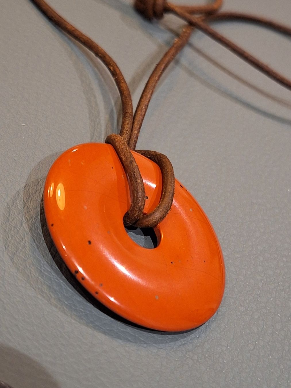 Anhänger: Roter Japsis, echter Stein Anhänger, Halskette, Boho Schmuck – Neu und originalverpackt aus Regensdorf von Schmim 1