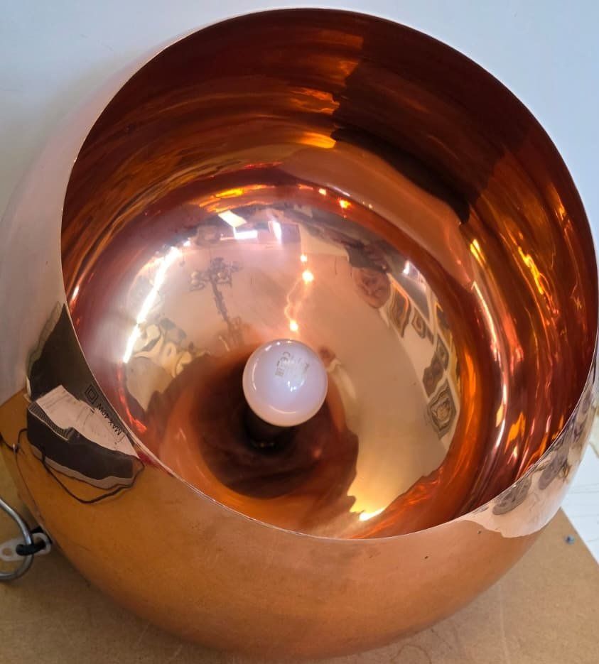 Lampadari & plafoniere: Design Deckenleuchte / Pendellampe Kupfer top Zustand – Usato da Flums venduto da Flumsantik 1