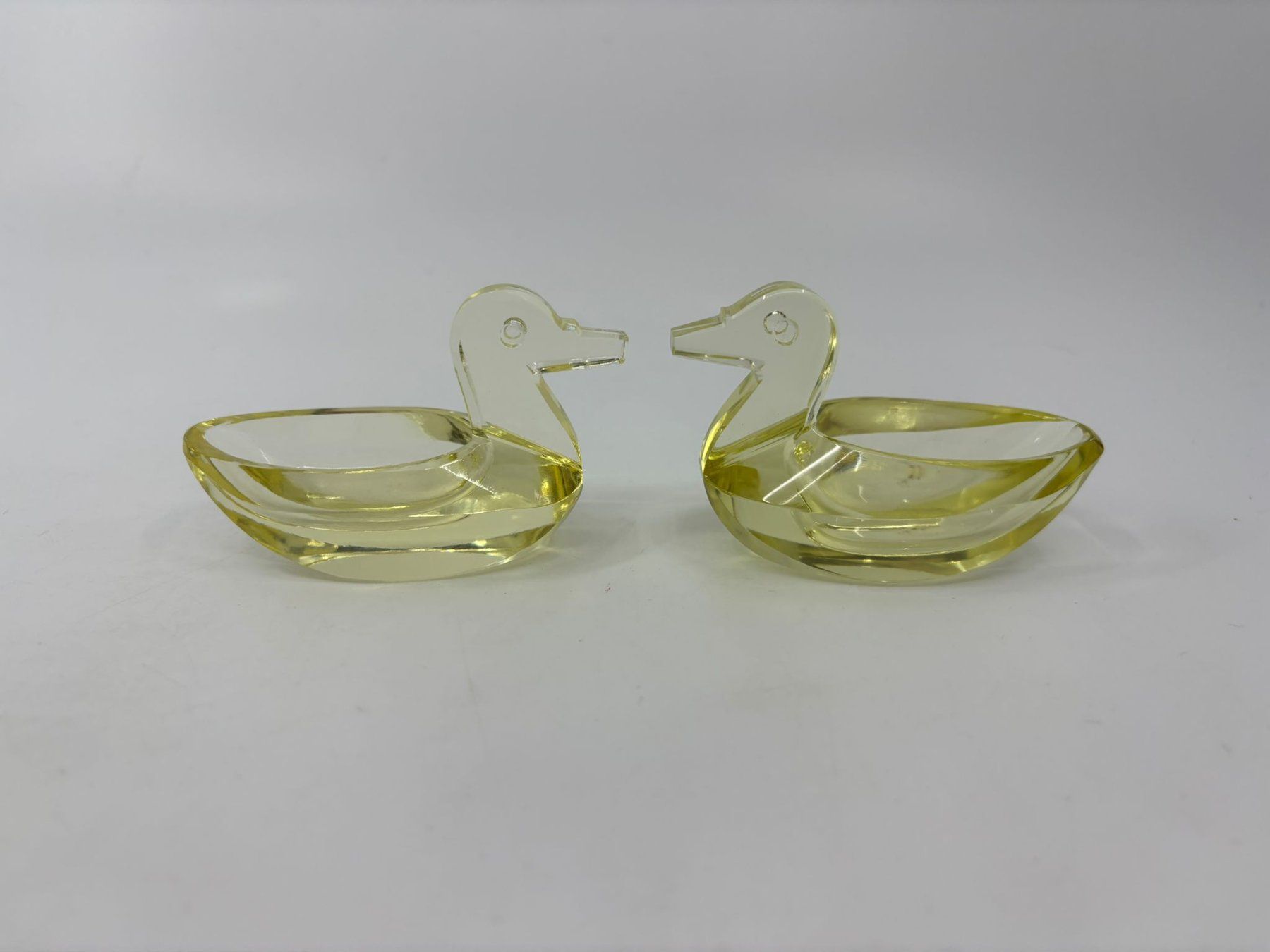Statuette: 2 Glas Enten Vintage – Usato da Herisau venduto da Seyashop1