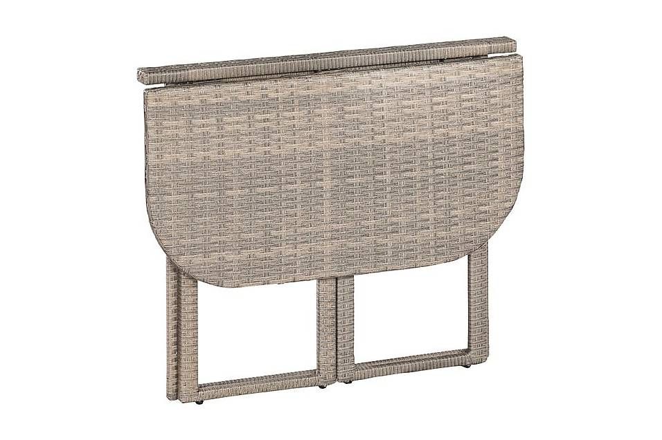 Tavoli: Gartentisch Klappentisch Balkontisch 90x50cm Polyrattan grau – Nuovo e nell'imballaggio originale da Kreuzlingen venduto da DealBlitz 1