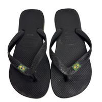 Havaianas Brasil Schwarz 37/38 – Original – Sommer - Ferien