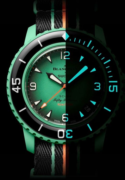 SWATCH x Blancpain Fifty Fathoms Indian ocean Acheter sur Ricardo