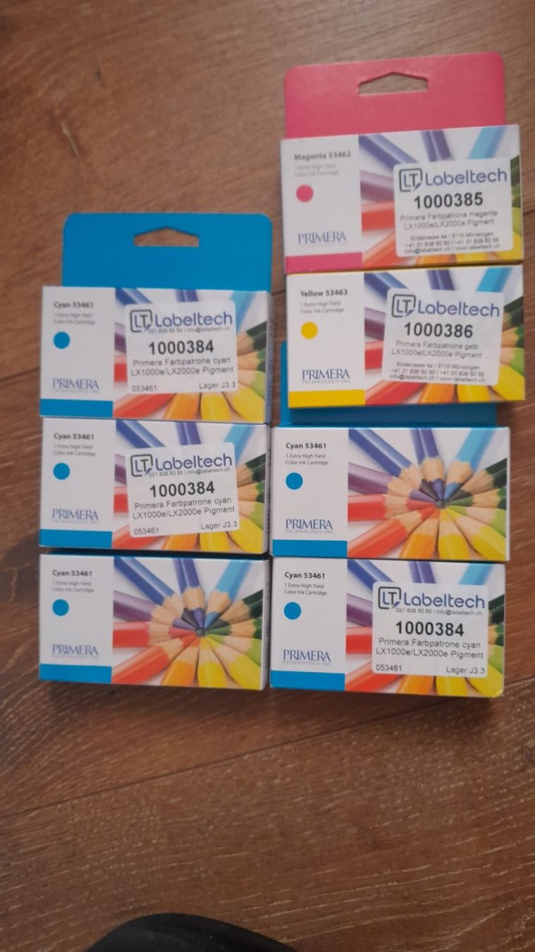 Cartucce per stampanti & toner: Druckerpatronen für Primera LX 2000 e oder auch andere – Nuovo e nell'imballaggio originale da Römerswil LU venduto da Apfel141