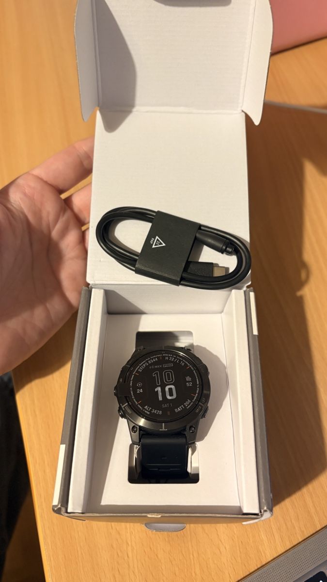 Garmin Smartwatch: Garmin Fenix 7 Pro - Sapphire Solar  – Nuovo e nell'imballaggio originale da Corsier-sur-Vevey venduto da BussardS 1