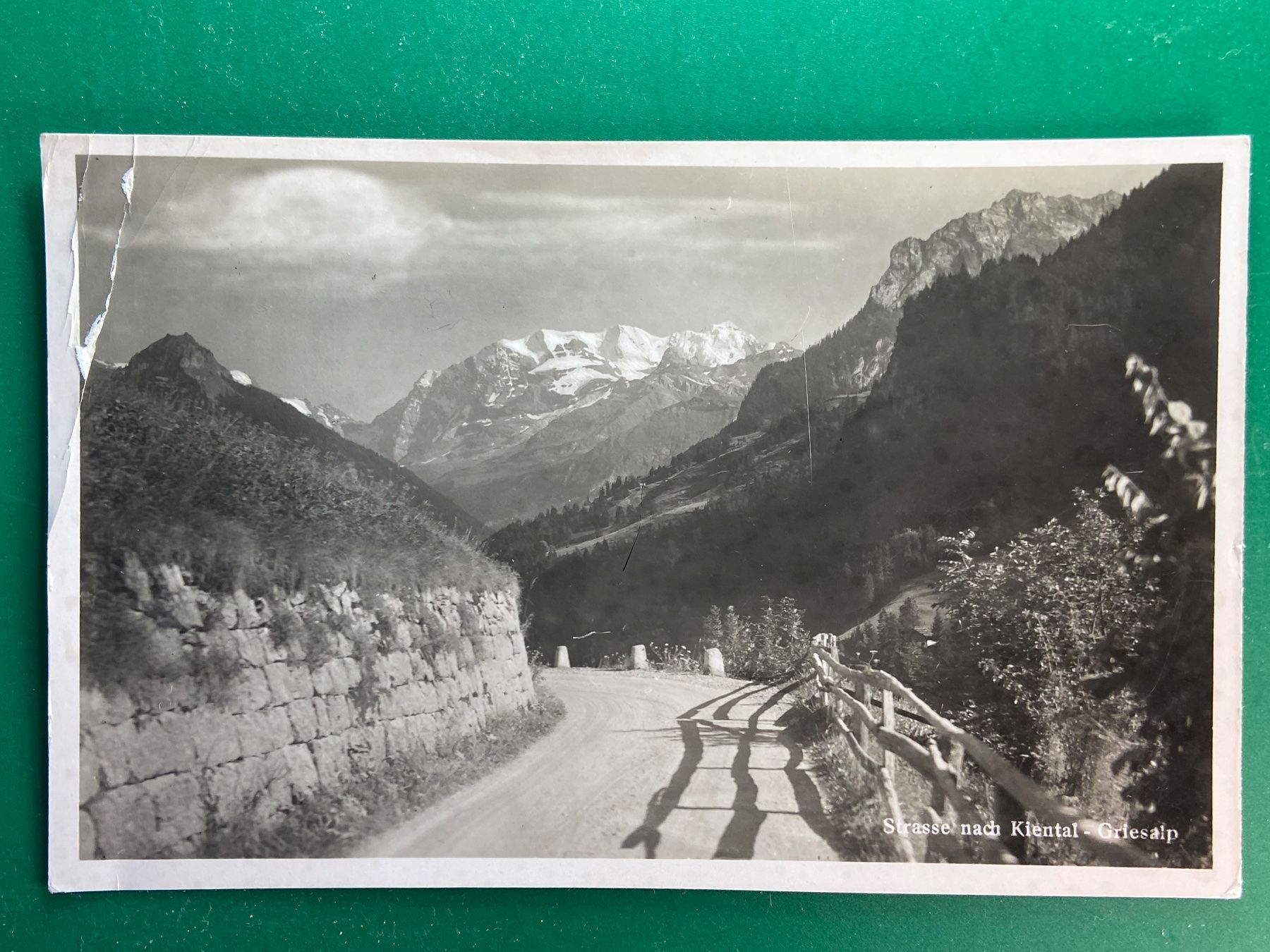 Cartoline postali: Strasse nach Kiental – Usato da Steg VS venduto da _vinci_