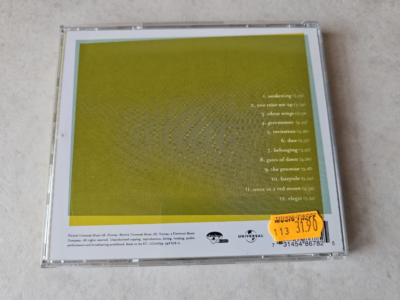 CD: Secret Garden  -  Once In A Red Moon – Usato da Schneisingen venduto da backstore24 1