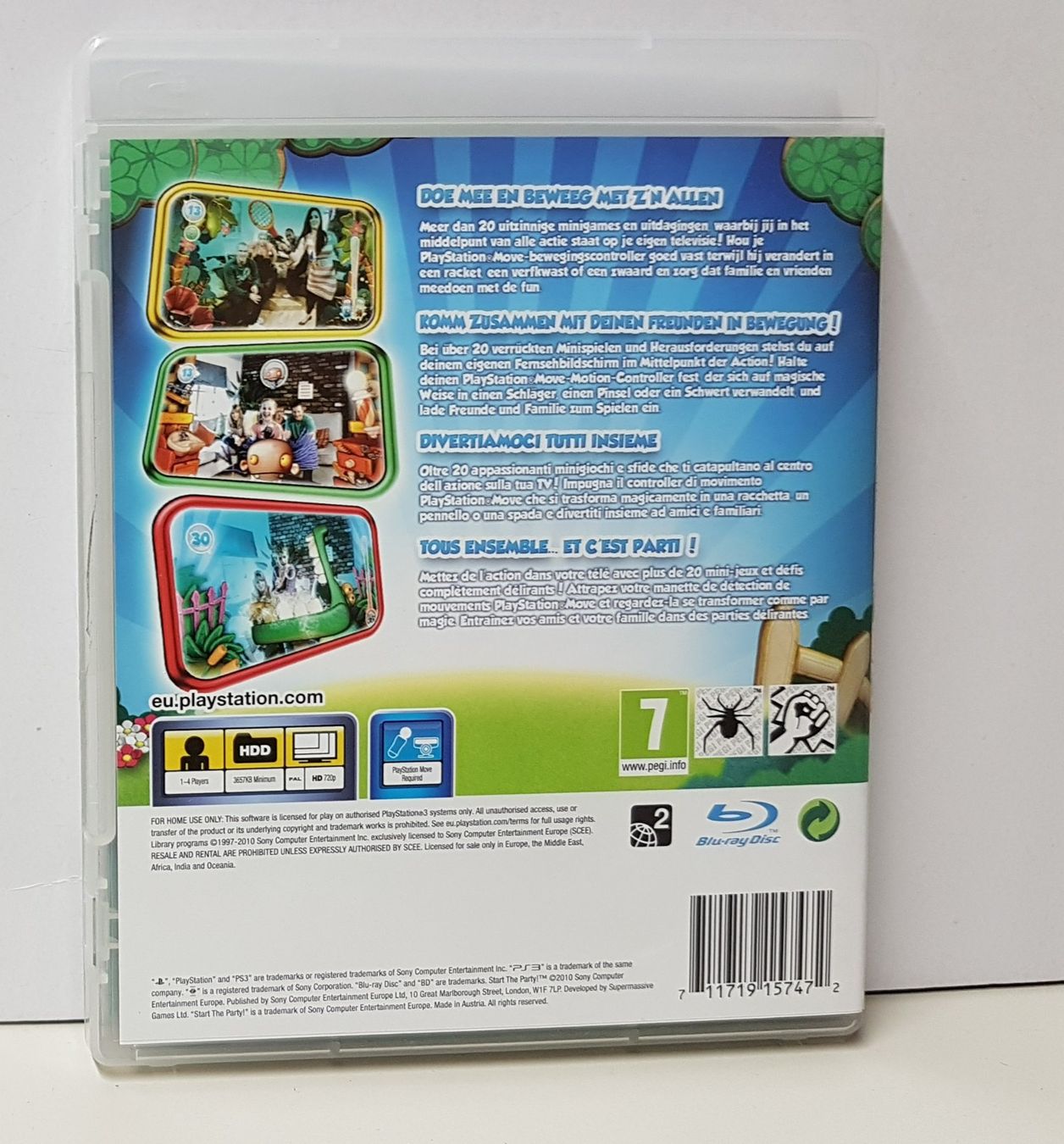Sony Giochi: 😎Sony PS3  Start the Party Move – Usato da Schüpfheim venduto da Games_Spielkonsolen 3