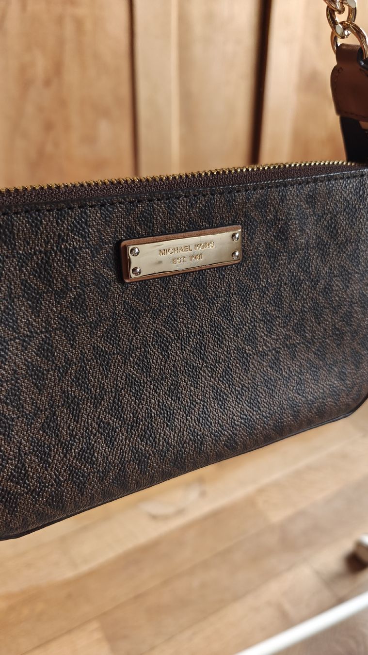 Michael Kors Borse da donna: Michael Kors Clutch/Handtasche Braun – Usato da Rüedisbach venduto da Wuethis-Fb1212 1