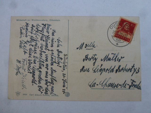 Cartoline postali: Ansichtskarte Dübelstein 1921 – Usato da Walkringen venduto da Casablanca777 1