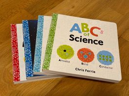 4x ABC Wissenbücher / Baby University Abc's Board Book Set
