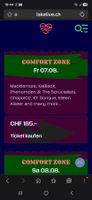 Tickets fürs Lakelive-Festival in Biel für am 7.8.26