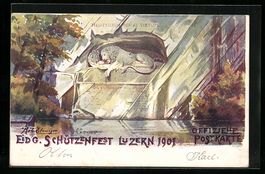 Litho Luzern, Eidg. Schützenfest 1901