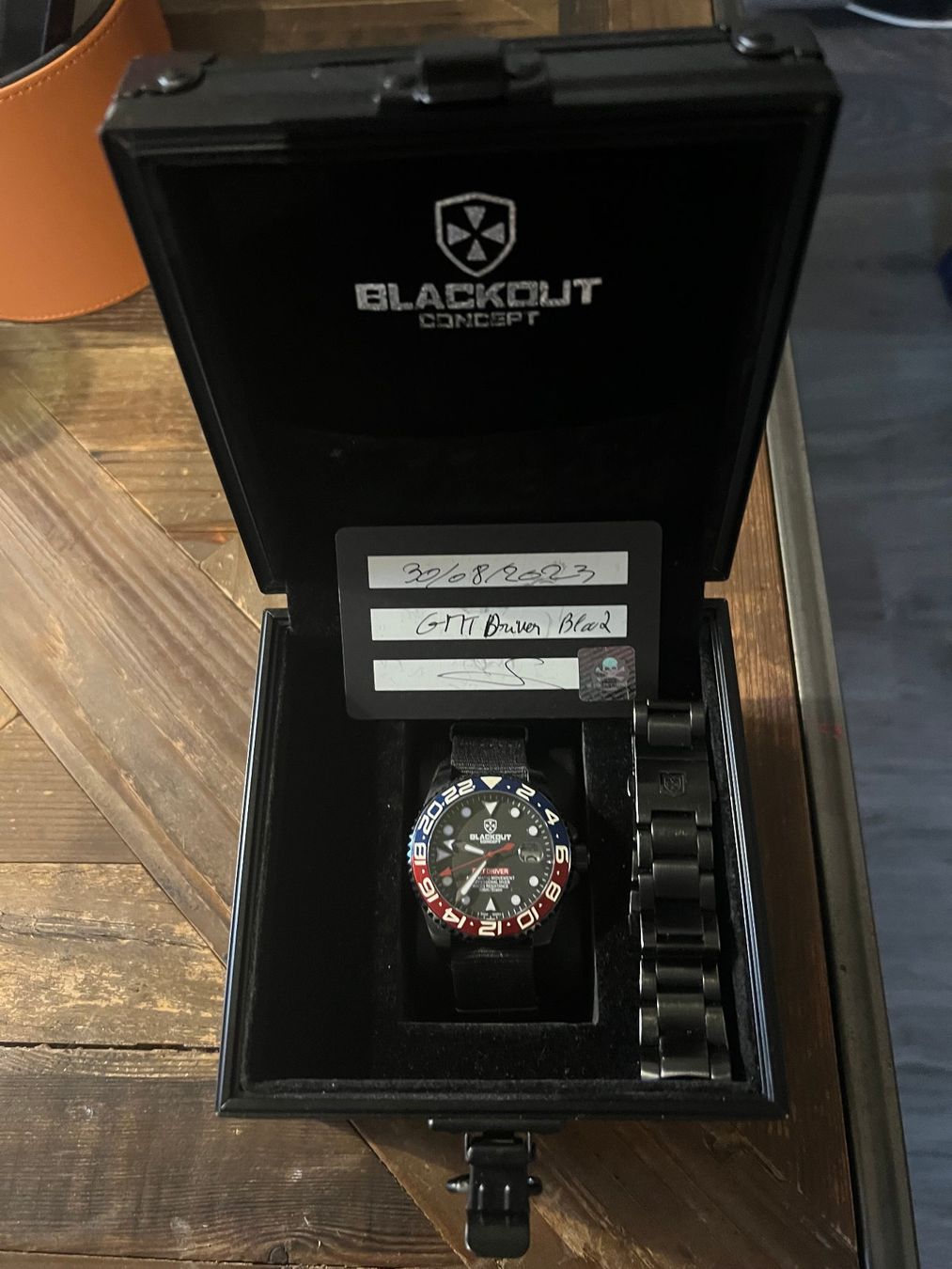 Orologi: Montre Blackout GMT Driver Anniversary – Usato da Athenaz (Avusy) venduto da Drine1971