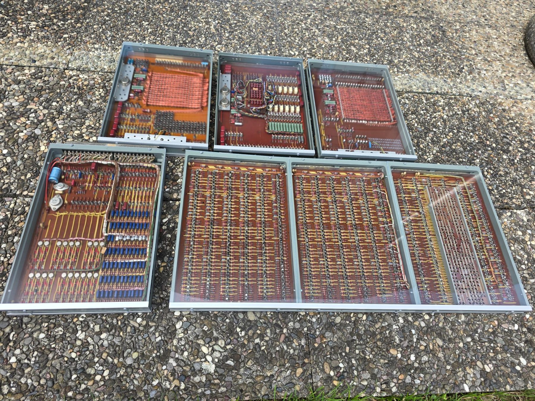 Foto & Immagini: Vintage Computer Baugruppen "Wanderer Logatronic" von 1964 – Difettoso da Balgach venduto da Zwickau01