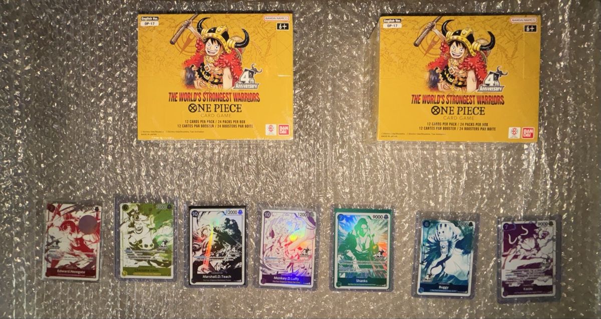 Bandai Carte collezionabili: 2x box display OP17 US + Full promoCampaignPack US – Nuovo e nell'imballaggio originale da Petit-Lancy venduto da Genevatcg