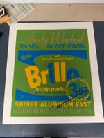 Andy Warhol – Brillo – Affiche signée – Pasadena 1970