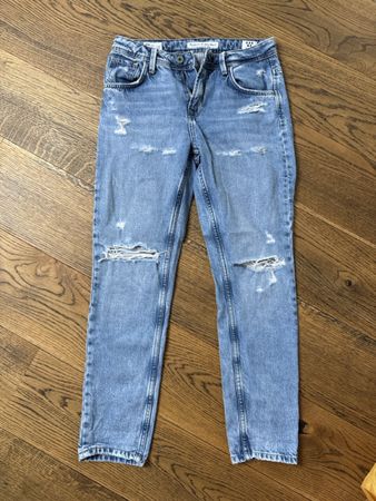Jeans Pepe Jeans Mom Carrot Grösse W25 VIOLET neuwertig