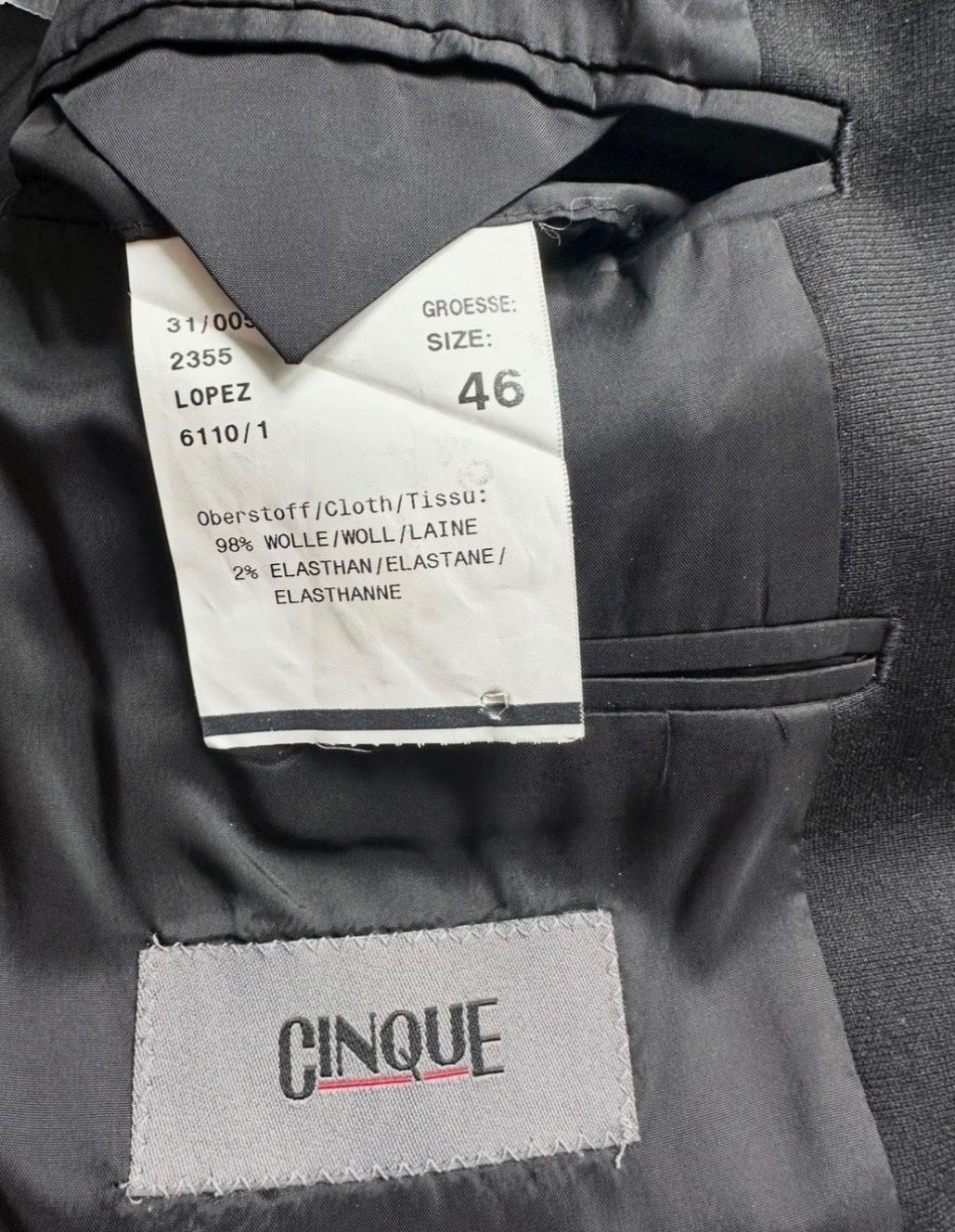 Cinque Jacken: Cinque Blazer Herren 46 Wolle – Gebraucht aus Liestal von Ballybs 3