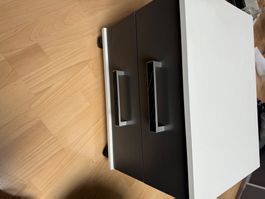 Table de nuit moderne avec 2 tiroirs spacieux