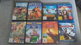 8 Filme: Blu-ray / DVDs / Animated movies