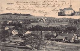 Zumikon, Generalansicht und Kirche, gelaufen 1905