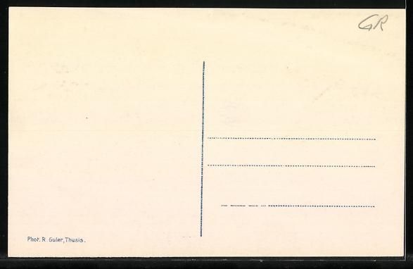 Cartoline postali: AK Andeer, Ortsansicht mit Schamserberg – Usato da Berlin venduto da bartko-reher 1