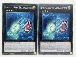 Yu-Gi-Oh! Digitalkäfer Skaralüfter MP17-DE027 & SHVI-DE054 D