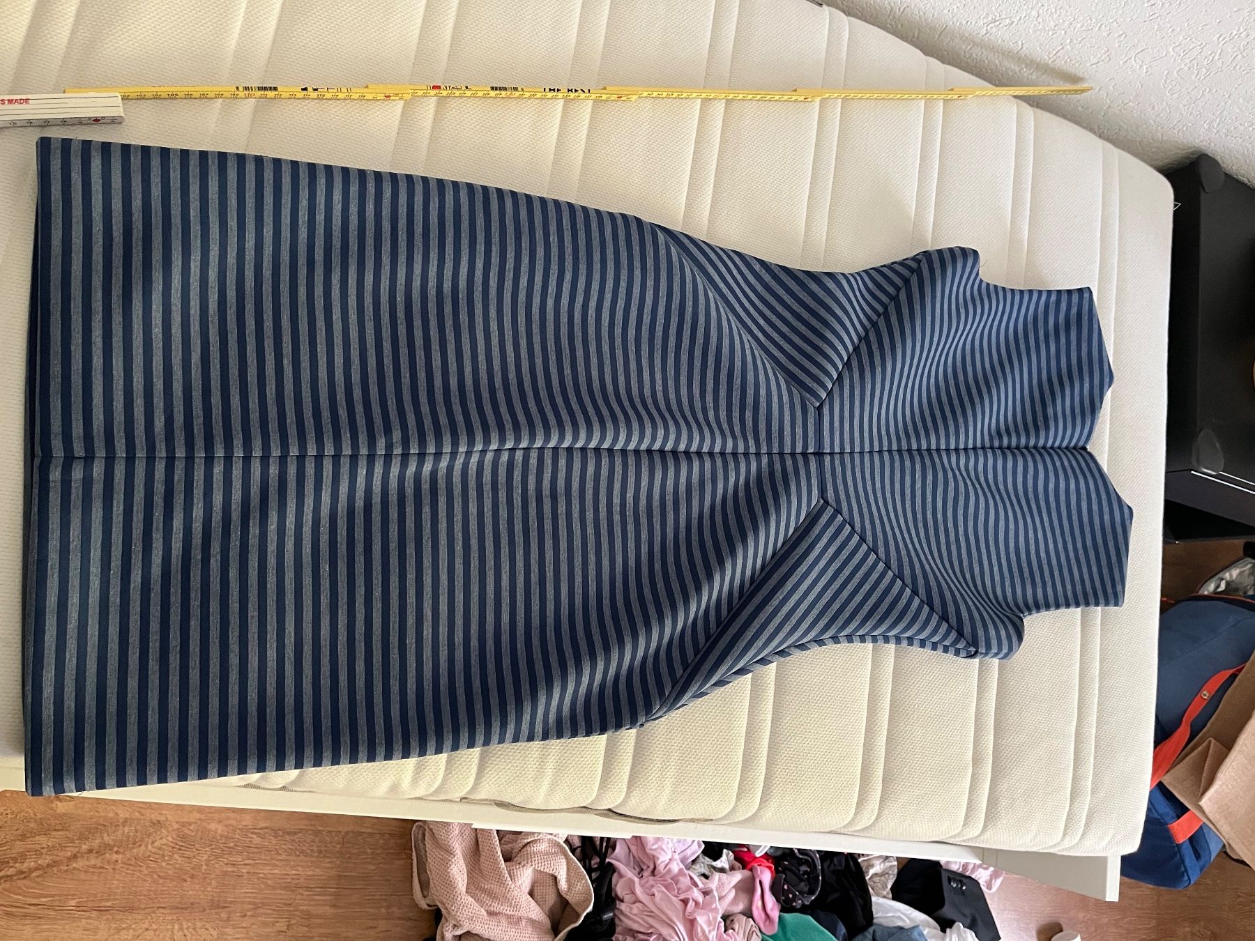 Calvin Klein Vestiti: Calvin Klein Kleid, Gr. S, blau gestreift – Usato da Baar venduto da DealDiHei 3