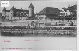 Morges - L'Arsenal et la douane - animee