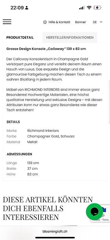 Kommoden: Konsole Richmond Interiors – Gebraucht aus baar von may_8fwr 2