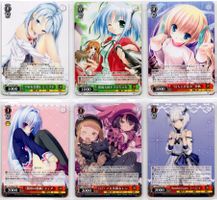 6 Dengeki Bunko - Weiss Schwarz Karten - Anime - japanisch