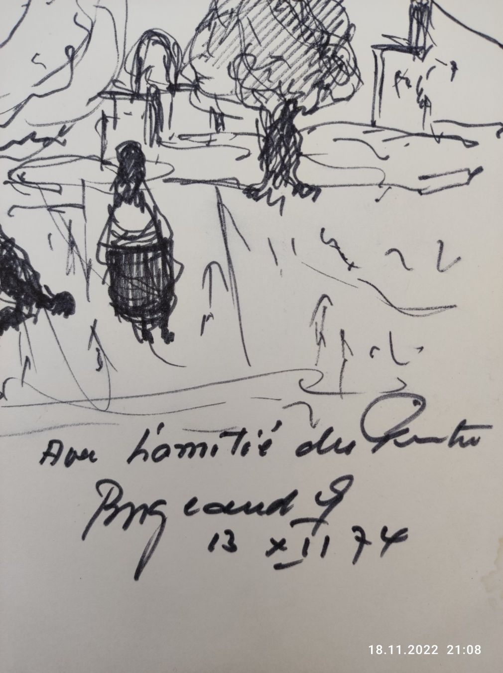 Libri: GEORGES BORGEAUD - MIT ORIGINAL-ZEICHNUNG – Usato da Goldach venduto da Gaip 1