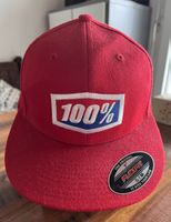 100% Flexfit Cap, Grösse S/M, Rot - Top Zustand!