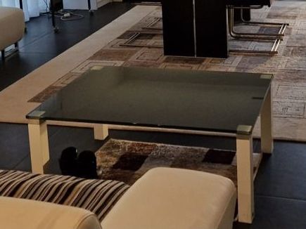 Tavoli: Glastisch Sofa - Platte Colorglas anthrazit – Usato da Pfäffikon ZH venduto da nad_vk6s 1