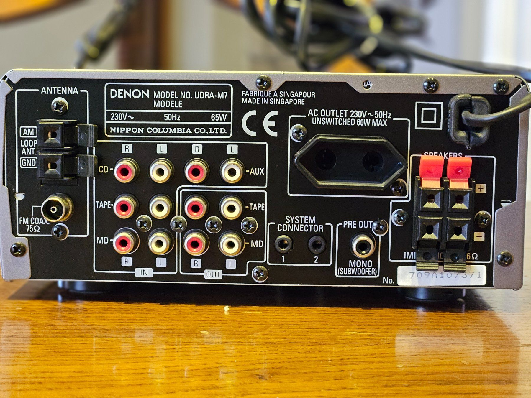 Denon Amplificatori: DENON AM-FM Tuner Amplifier UDRA M7 – Usato da courtetelle venduto da bmwhp2 3