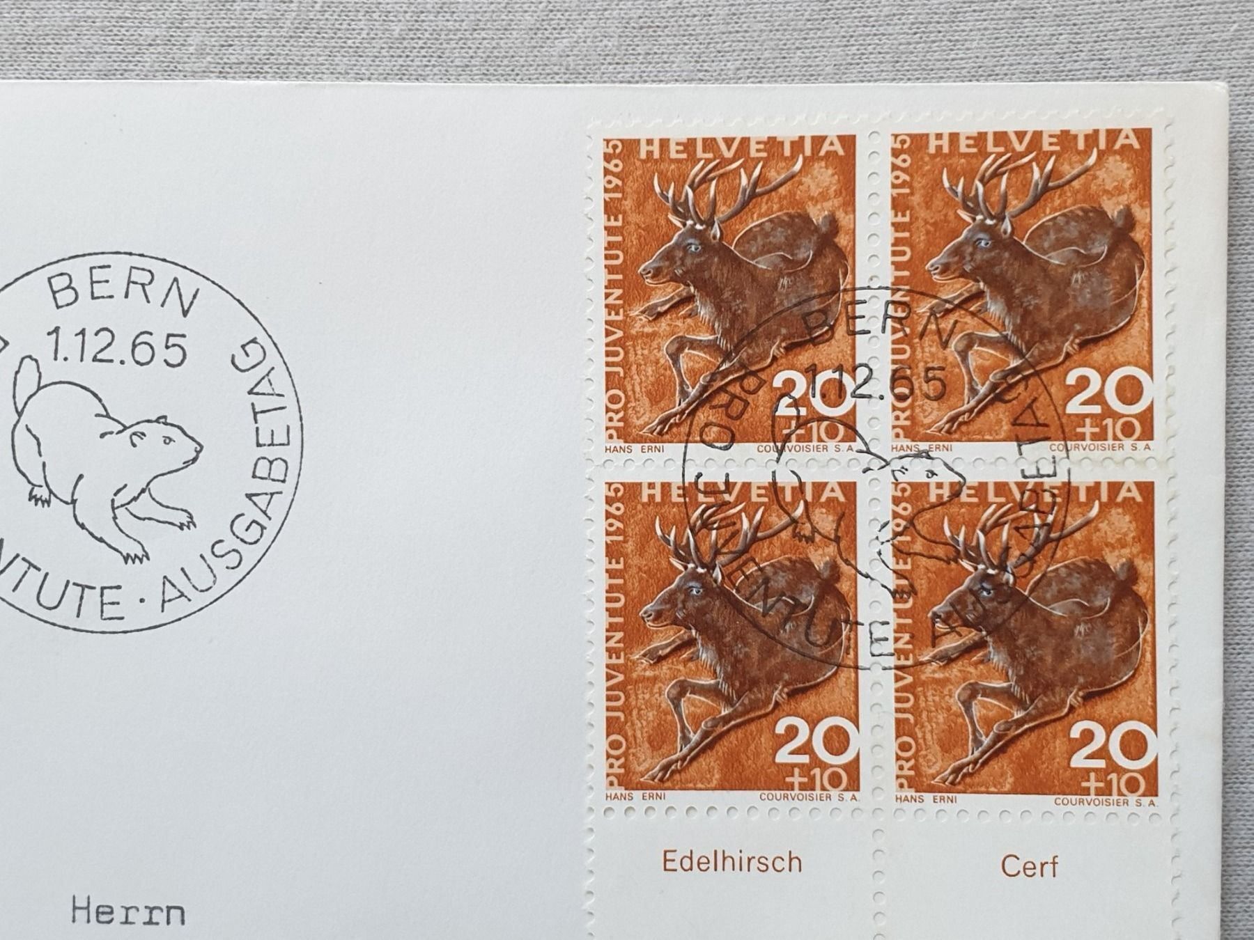 Tutti i francobolli: (187) Pro Juventute 1965 mit ET Stempel – Usato da Schwarzhäusern venduto da Inot3 7