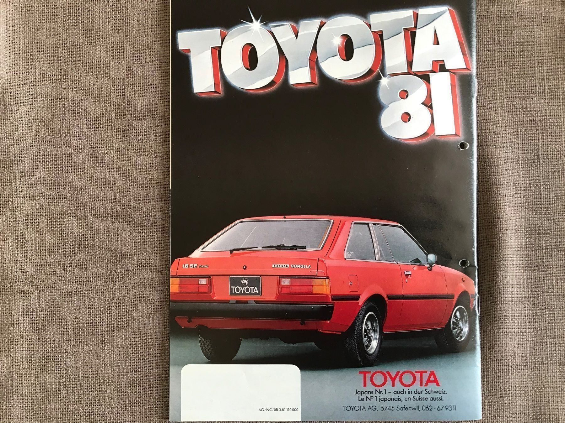 Toyota Dokumente: Toyota Prospekt – Gebraucht aus Balterswil von Jeko1967 8