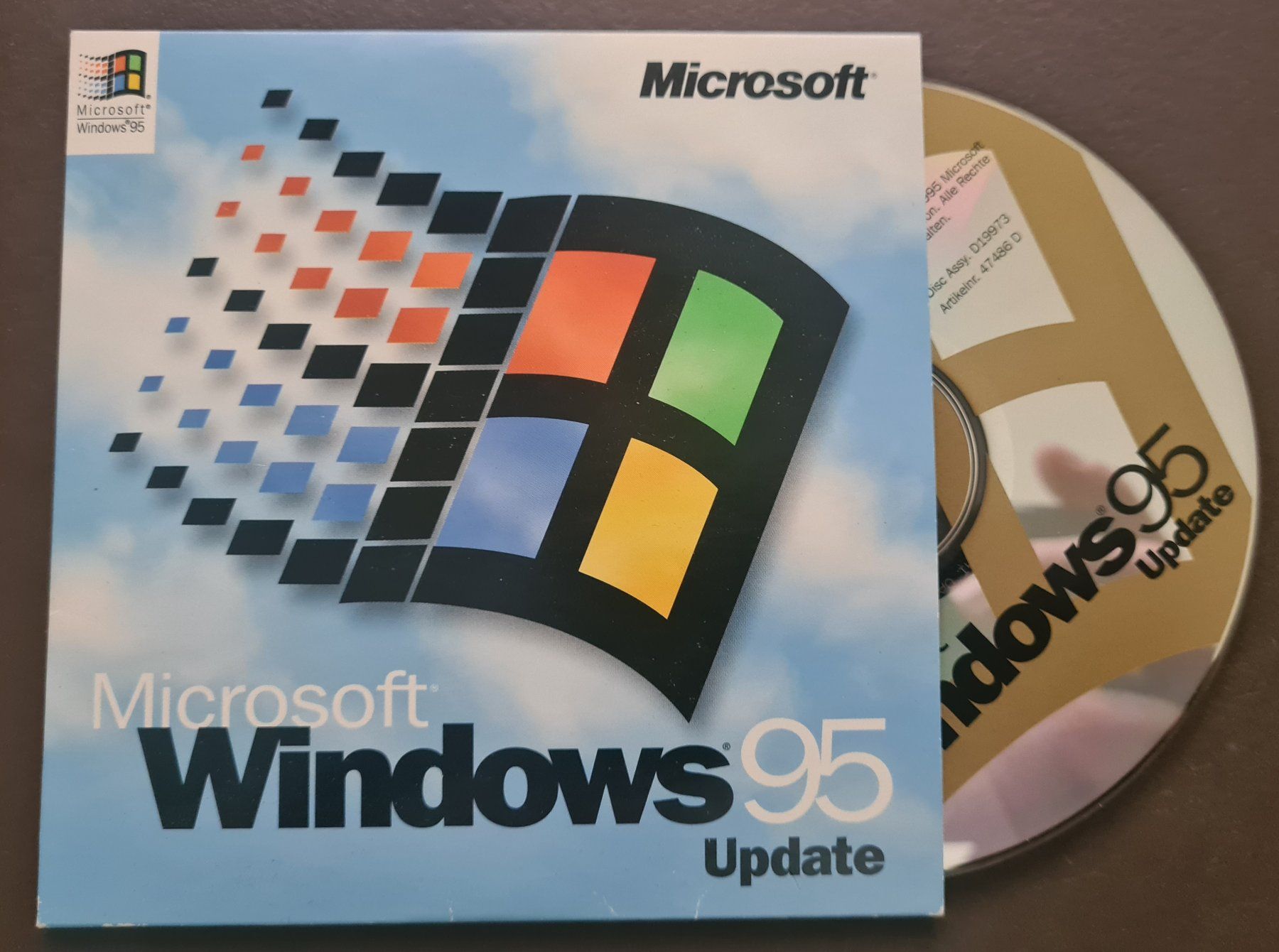 Microsoft Applications: Windows 95 Update CD – D'occasion à Knonau par michaeln89