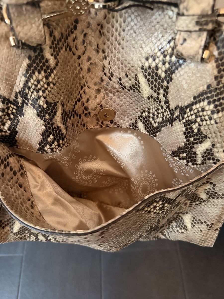 Taschen für Damen: Handtasche Schlangenoptik beige braun – Neu (gemäss Beschreibung) aus Schaffhausen von bet_5znm 4