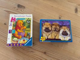 kleine Puzzle: Winnie der Pooh, Hunde