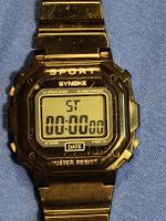 Sport Uhr Synoke Schwarz Digital Wasserdicht Gebraucht