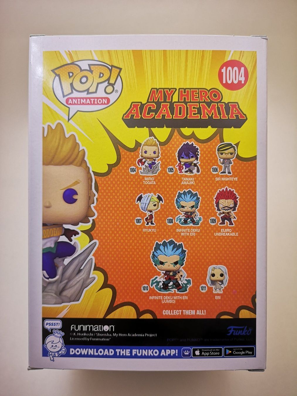 Funko Statuette: Funko Pop Mirio Togata #1004 – Nuovo e nell'imballaggio originale da Riehen venduto da _TheCollectorShop_ 3