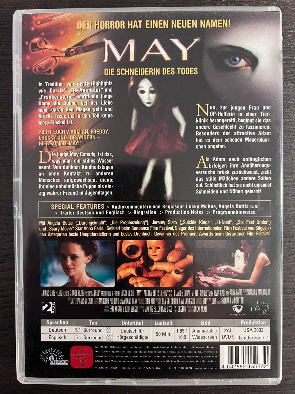 Tutti i DVDs: May - Die Schneiderin des Todes – Usato da Zürich venduto da FilmFreunde 1
