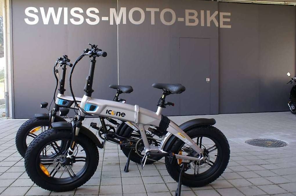 Biciclette: E-Fat Bike Fully von Icone Vorführmodell – Nuovo (secondo la descrizione) da Seewen SO venduto da Swiss-moto-bike 1