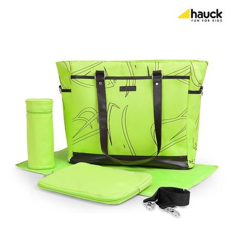 Trendige Wickeltasche "Sammy Bag" limette