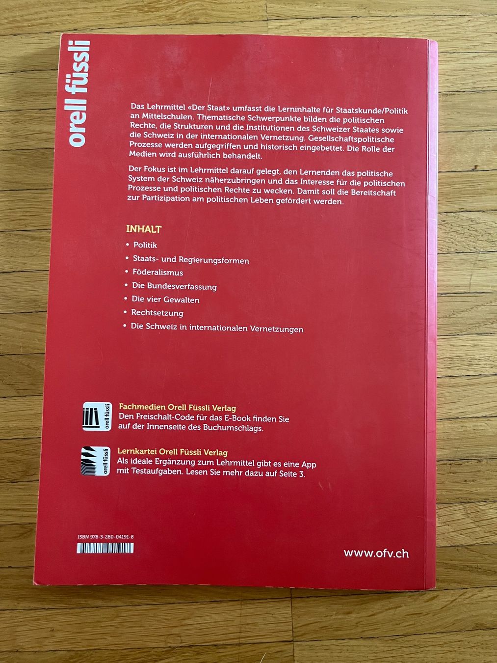 Libri: Der Staat Lehrbuch 27. überarbeitete Auflage – Nuovo (secondo la descrizione) da Winterthur venduto da cri_s9mn 1