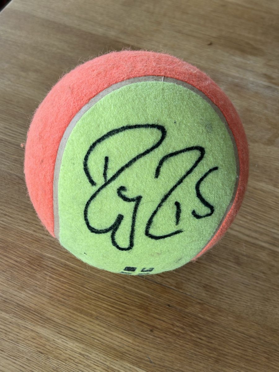 Autografi: Jumbo Ball Signiert von Roger Federer – Usato da möhlin venduto da Caja1 2