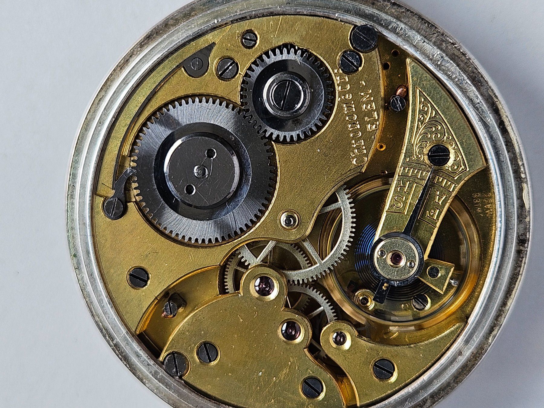 Orologi: 738 Elem Chronometre Taschenuhr 0.925 Silber – Usato da Berikon venduto da mmm21 4